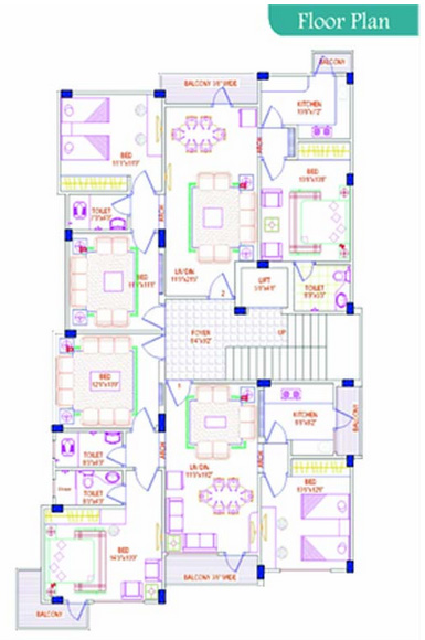 Pearl Luxury Floor Plan